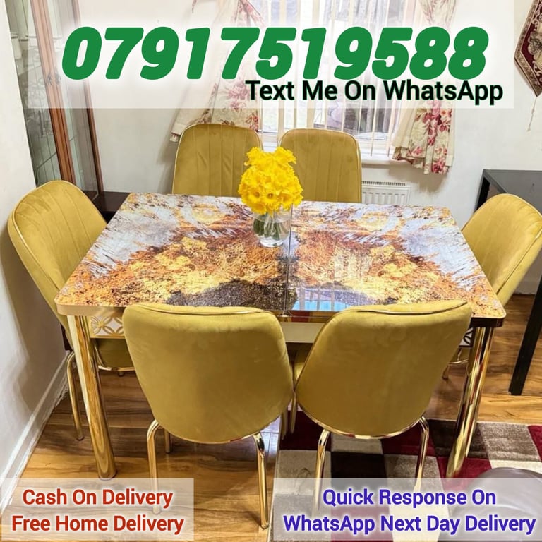 Dining table with chairs