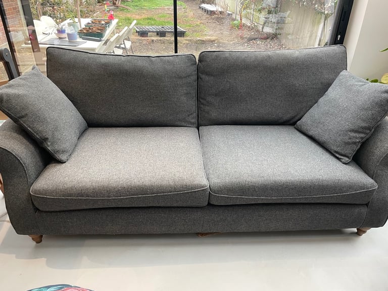 Dark grey M&S 3-seater sofa