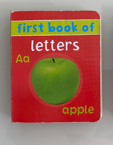 4 Wooden Kids Toddlers puzzles, first book of letters, shapes, numbers, words