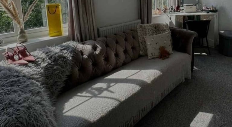 🛋️ Lilac Sofa Bed – Stylish & Practical!