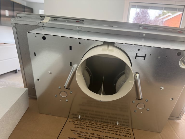 NEFF N30 D5855X1GB 73 cm Canopy Cooker Hood Extractor - Silver