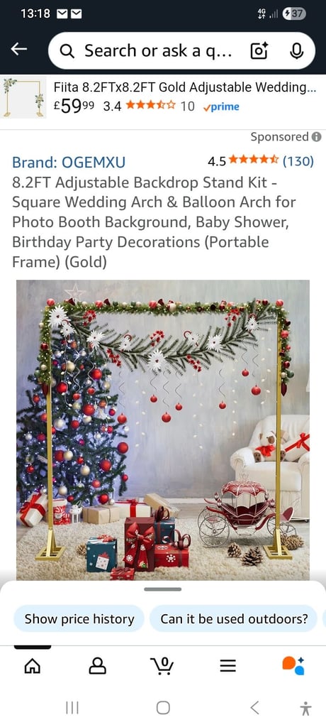 image for Back drop frame