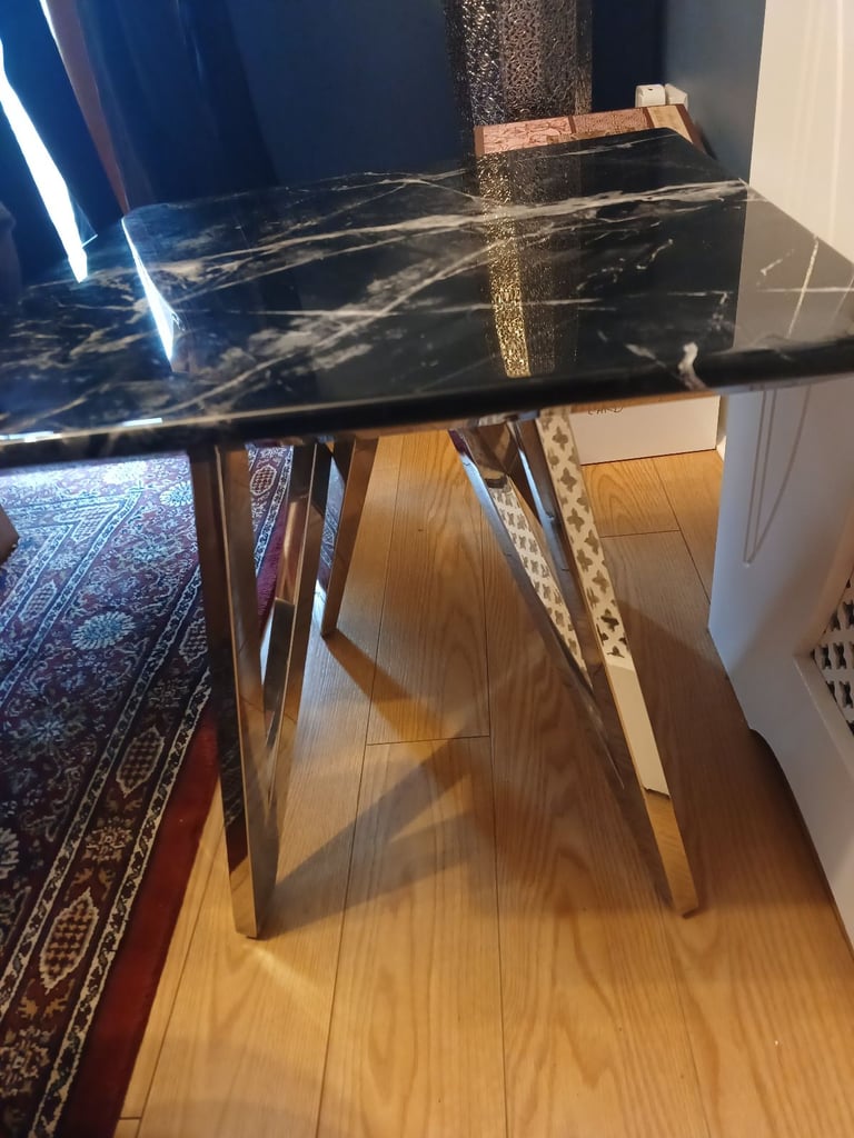 Marble side table
