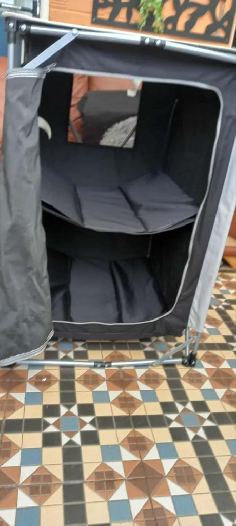 Canvas caravan cupboard 