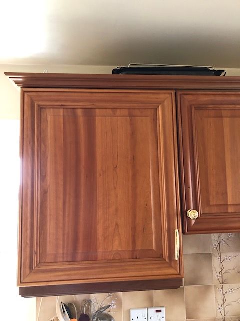 Wooden kitchen cupboard doors