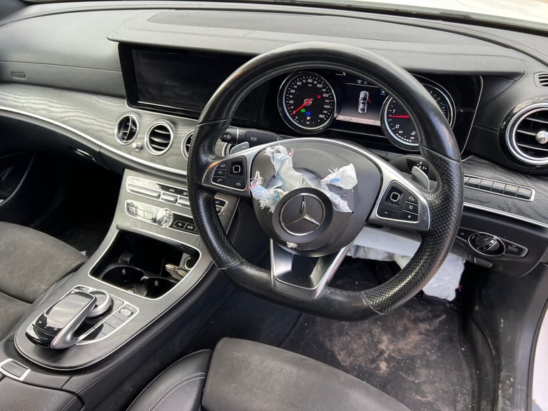 2018 MERCEDES BENZ E CLASS AMG LINE 2.0 DIESEL WHITE AUTO DAMAGED SALVAGE CAT N 