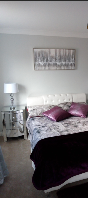 Beautiful mirrored bedside