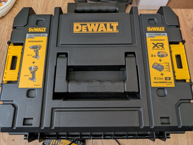 image for DeWALT Combi, Impact Driver, SDS Hammer Drill with 2 x 1.7Ah Batteries
