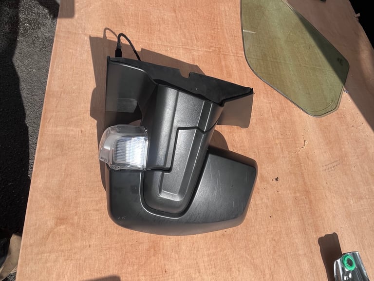 image for For Ford Transit Custom 2020  Black Manual Wing Mirror Passenger Side Left