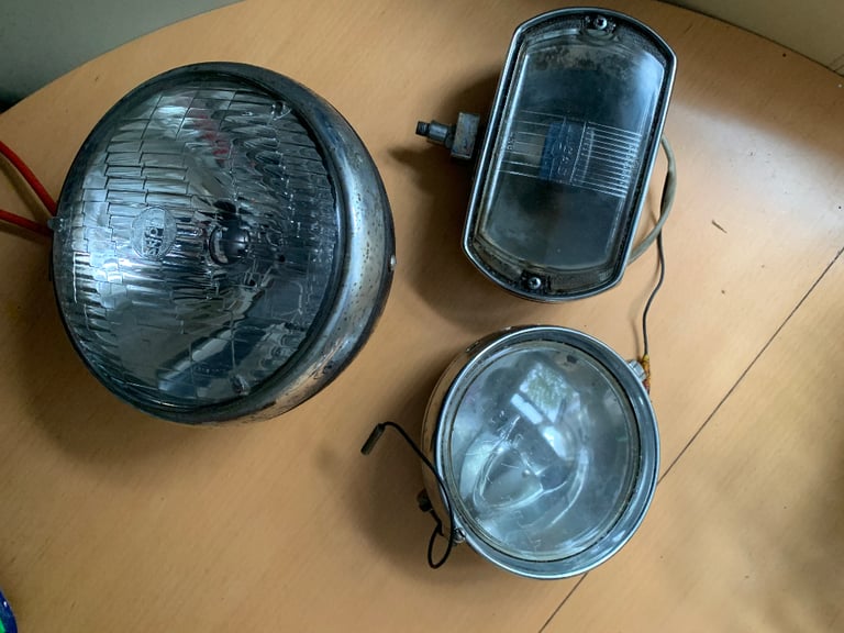 Lucas headlights classic car parts 