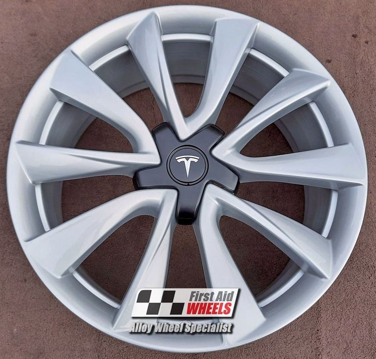 R576S Swap TESLA MODEL 3 PERFORMANCE AWD 4x 20'' GENUINE SPORT SILVER ALLOY WHEELS