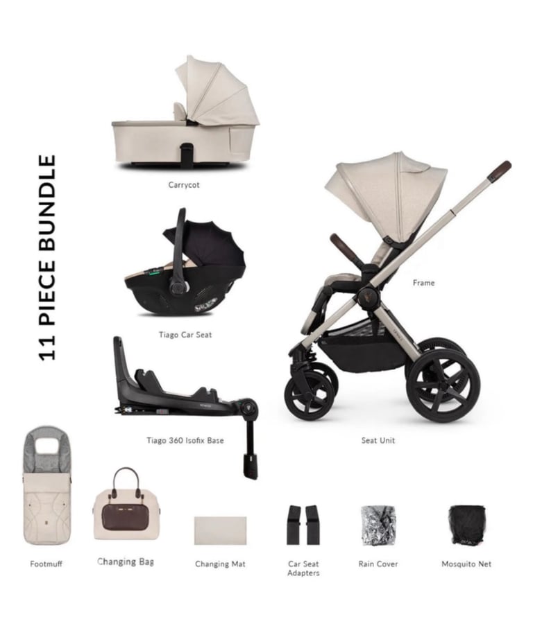 Venicci Upline, 3 in 1 pram travel system 