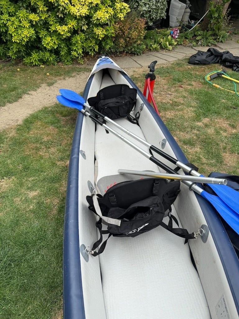 Inflatable kayak and SUP, 2 person, 4m65 x 0.78m, with all accessories