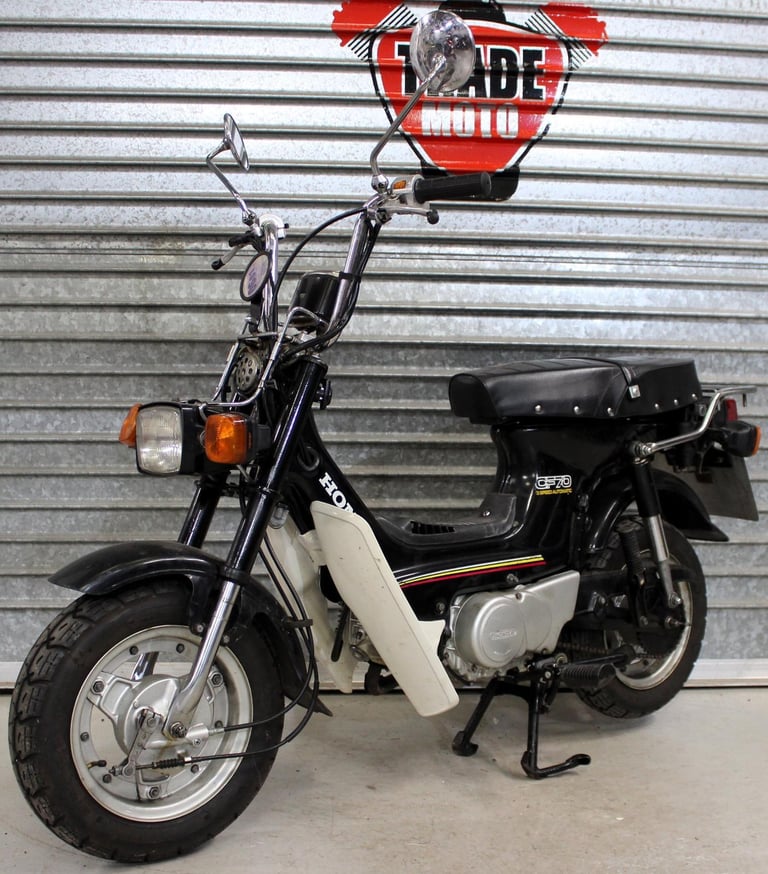 1982 82 Y HONDA CF70 CF 70 CHALLY 3SPD AUTOMATIC CLASSIC SCOOTER UK BIKE NEW MOT
