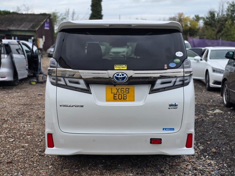 2018 Toyota Vellfire HYBRID 2.5 E-four 8 Seaters Euro 6  MPV Petrol/Hybrid Automatic