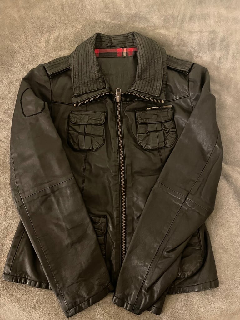 image for Superdry Leather jacket