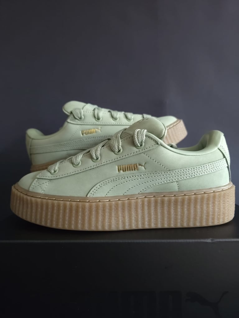 Fenty x Puma Creeper Phatty – Green Fog/Gold/Gum – RRP £120