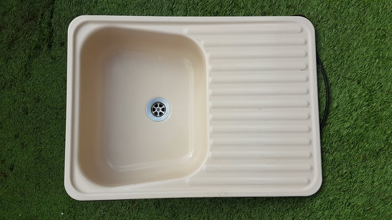 Sink with drainer for caravan, camper or motorhome 69cm x 40cm and 55 x 40cm.