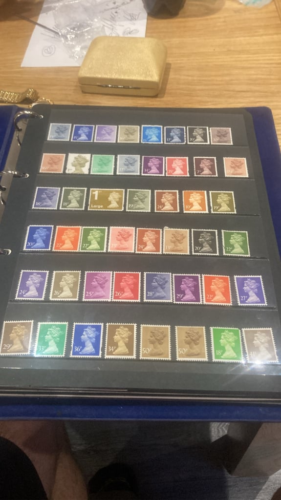 image for 30 albums of stamps 