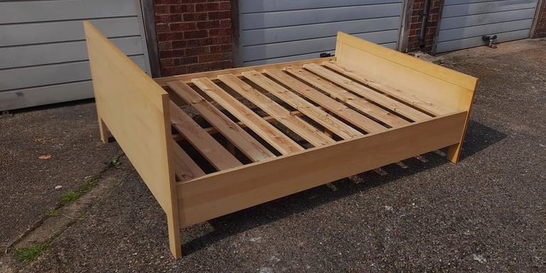 image for wooden bedframe