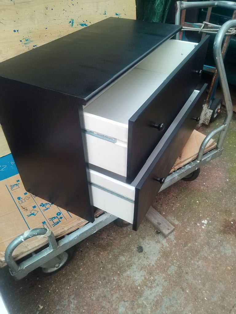 Chest of 2 big deep drawers in new condition spotlessly clean 