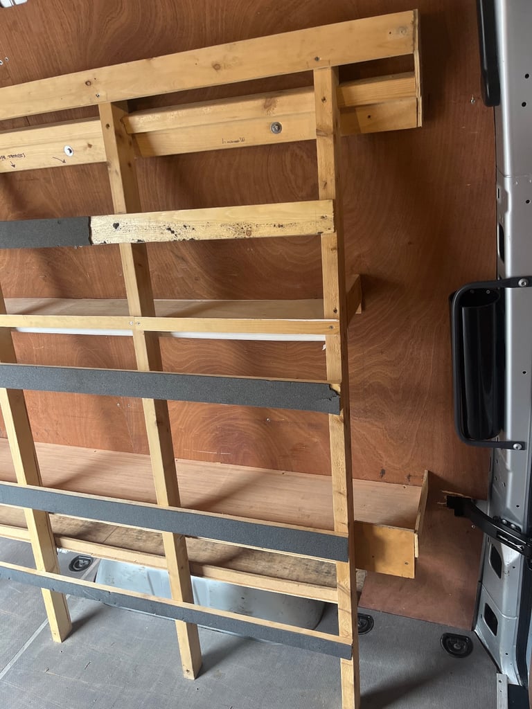 Racking/shelf for van for sprinter