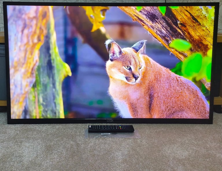 LOGIK 49 inch Smart 4K Ultra HD LED TV Freeview HD DTS TruSurround Sound HDMI USB