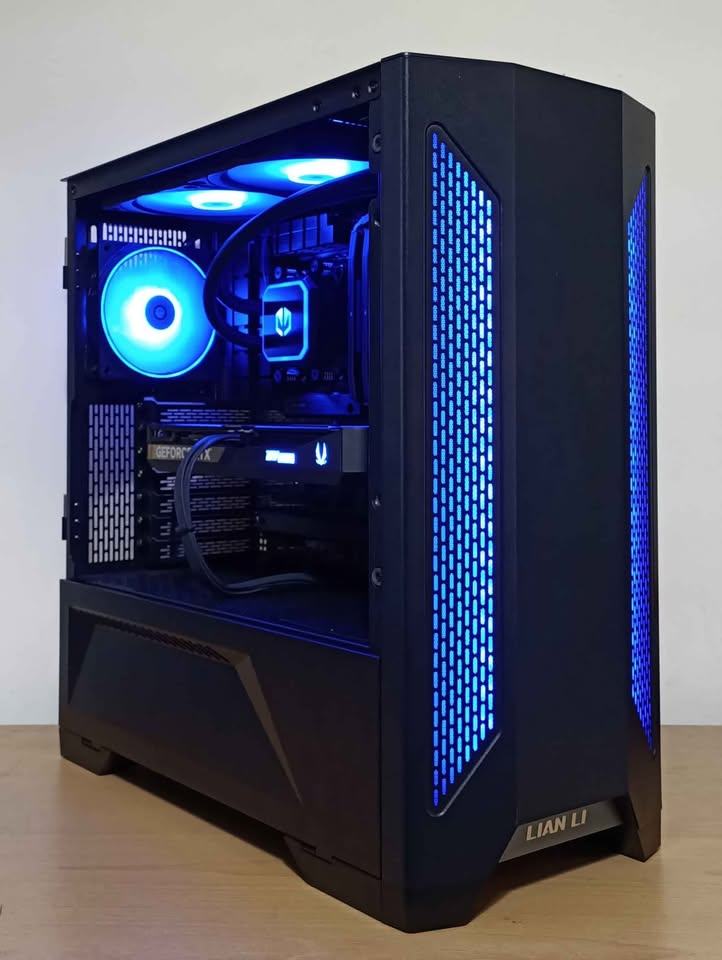 image for High Performance Gaming PC, Ryzen 7 7800X3D, RTX 5070, Samsung Nvme M2 1TB PCIE 5.0, Gold PSU, WiFi