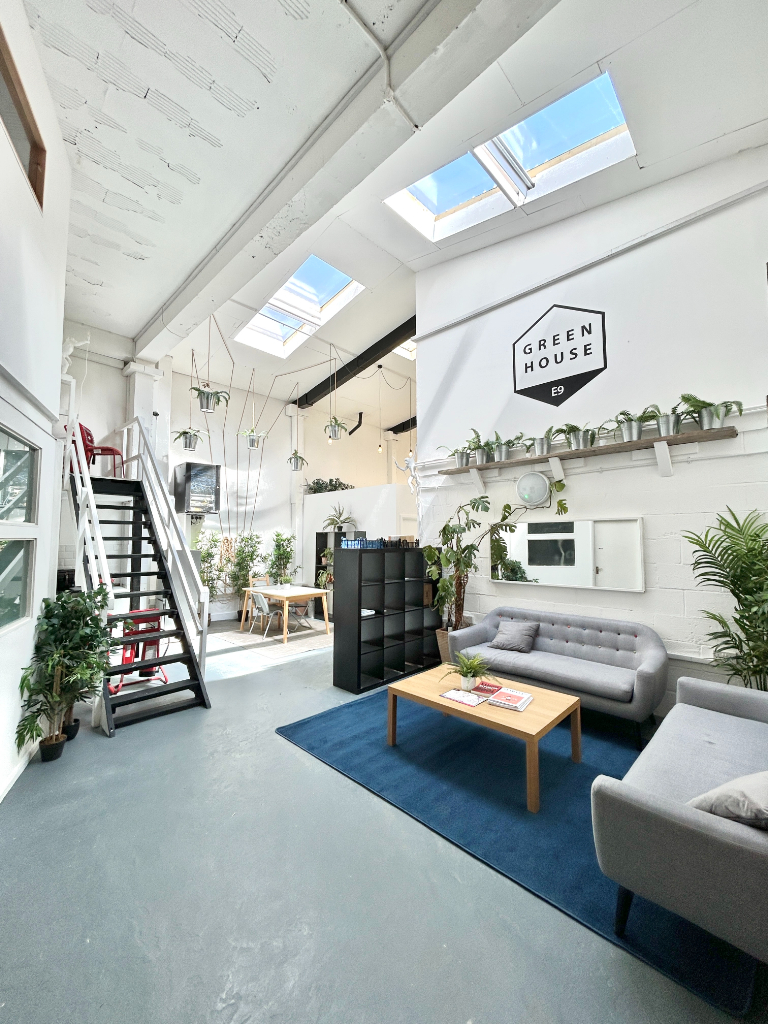 Co-working Fixed Desk Space in Shared Creative Studio by Homerton Station in Hackney