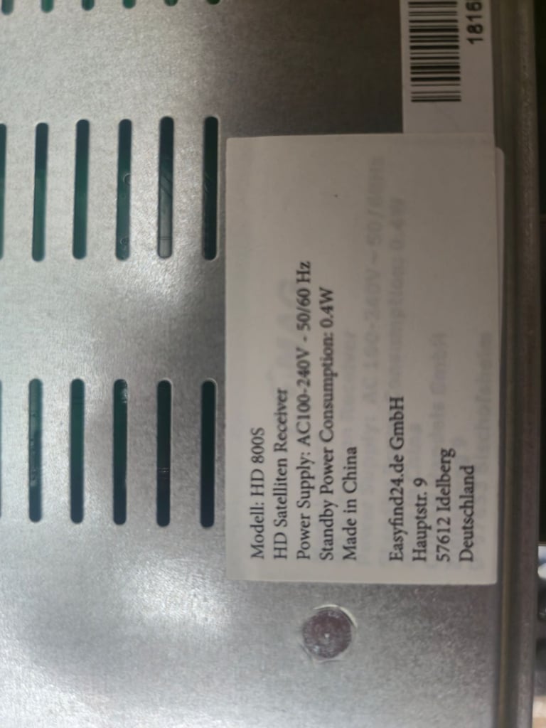 Quicksat HD Reciever 12v 