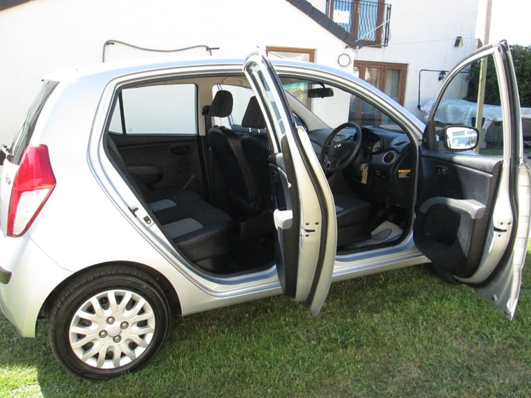 Hyundai i10 Classic. 2009. Silver. Just 12,000 miles. Service history. £35 tax. 