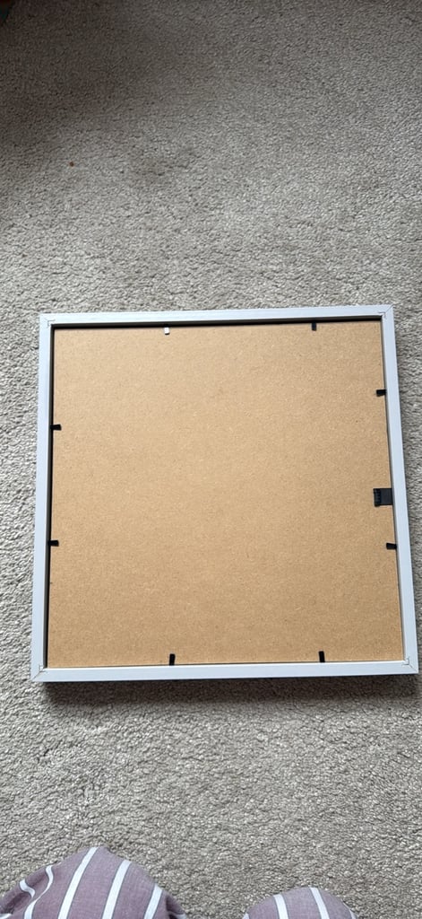 Grey box picture frame 