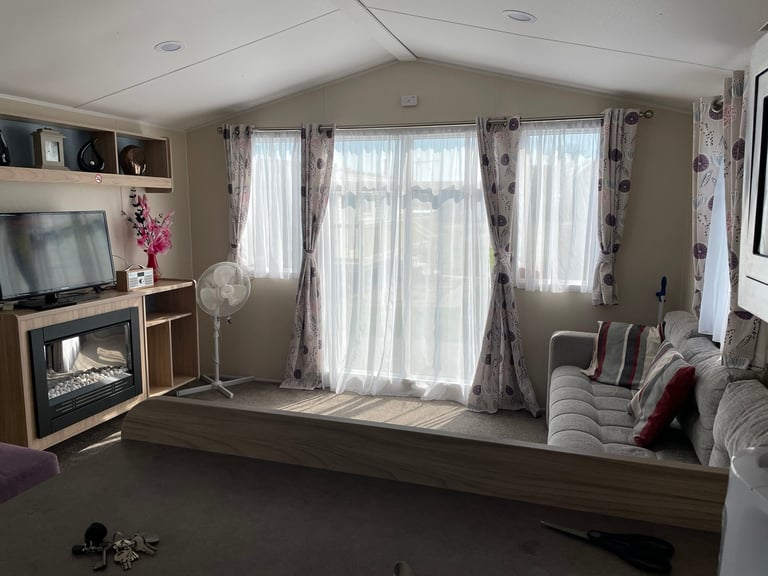 Caravan to rent on kingfisher caravan park fantasy island IngoldMells 