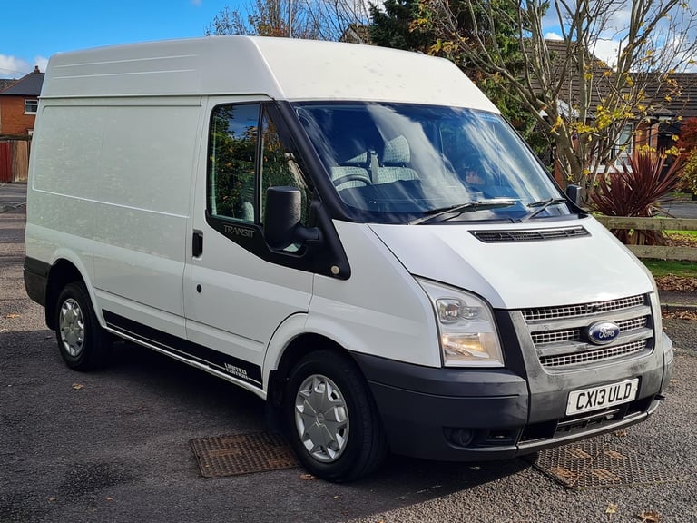 Truly Outstanding 2013 Ford Transit Short Wheel Base Semi High Roof Side Loading Door