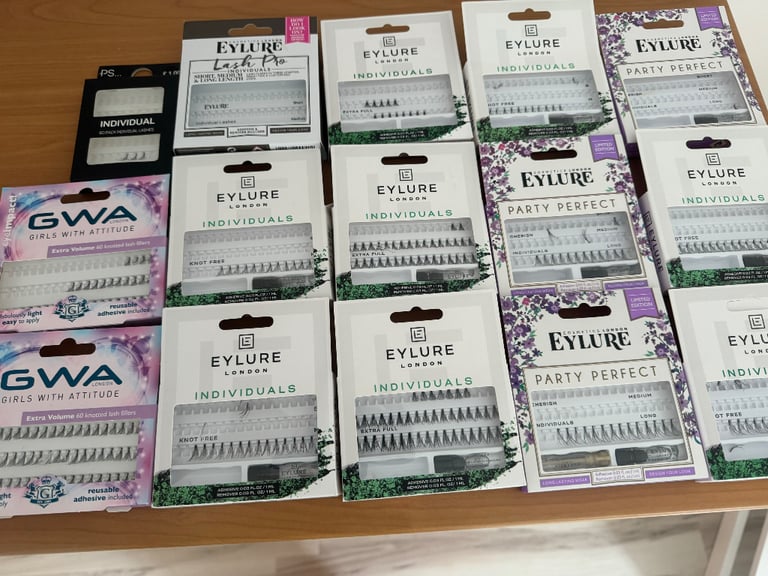 image for 15 boxes Assorted eye lashes  £3 lot