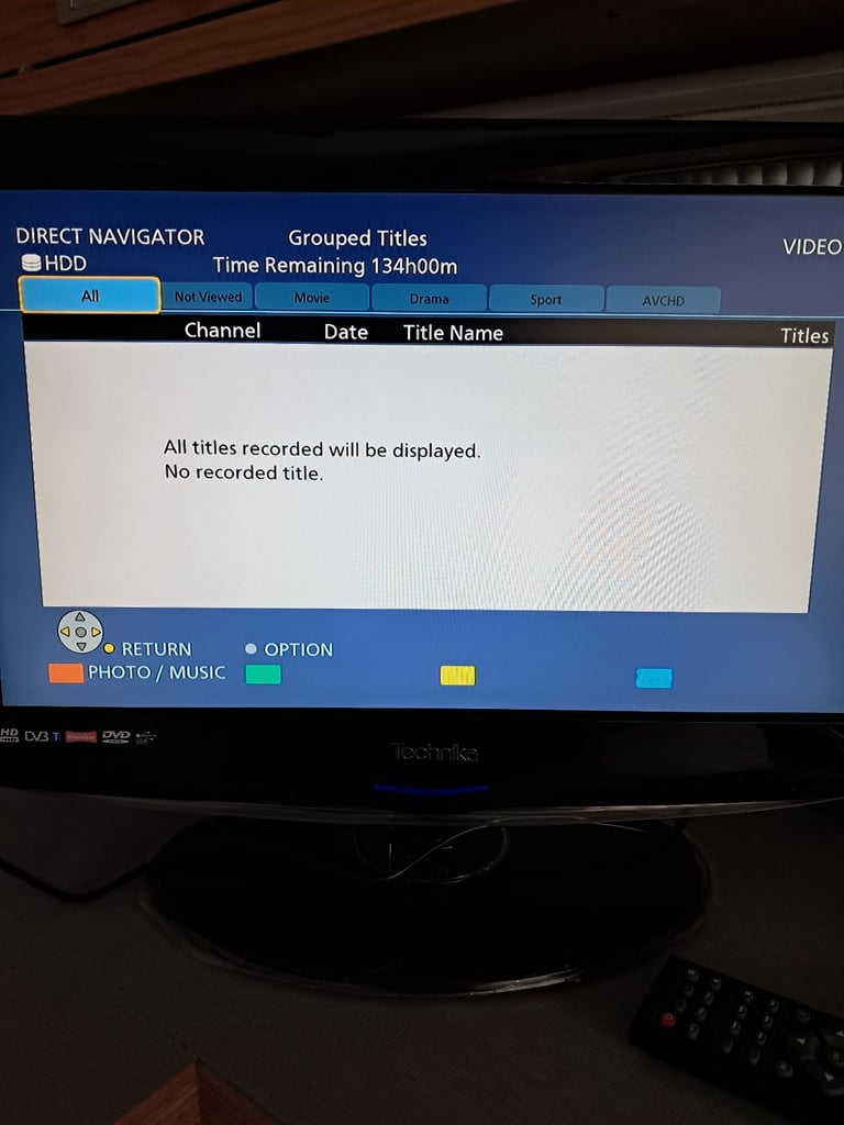 Panasonic TV Recorder 