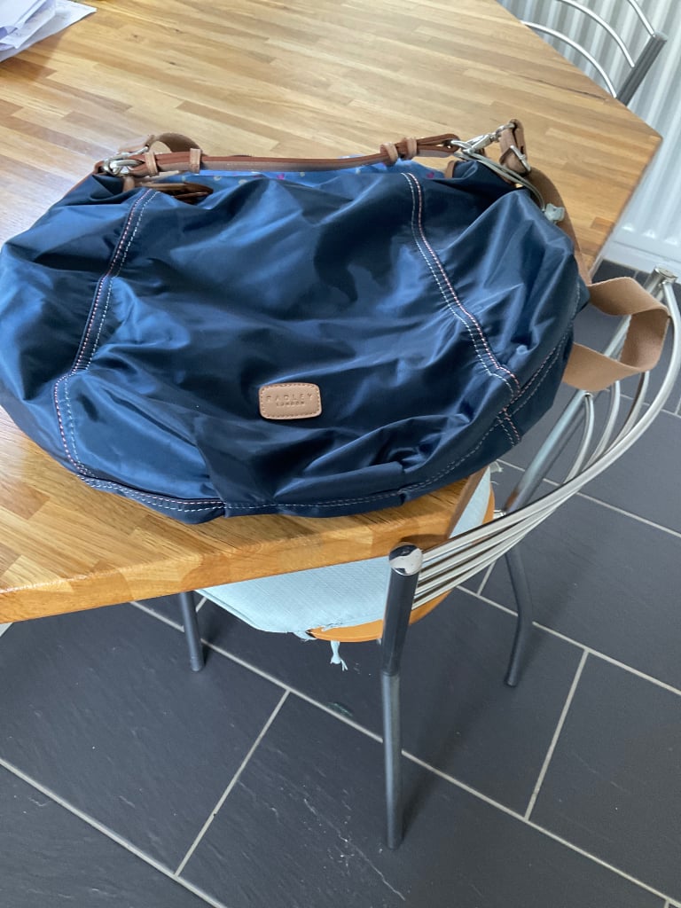 Radley navy sales bag sale