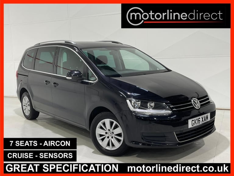 image for 2016 Volkswagen Sharan 2.0 TDI BlueMotion Tech SE MPV 5dr Diesel DSG Euro 6 (s/s) (184 ps) MPV Di...