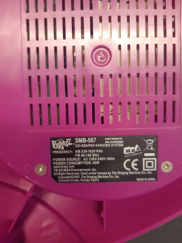 Bratz karaoke machine 