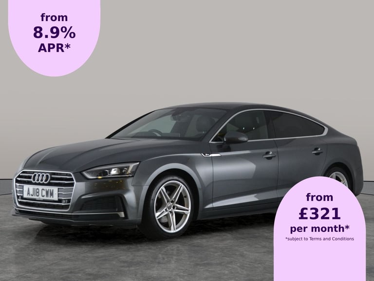 image for 2018 Audi A5 2.0 TFSI S line Sportback 5dr Petrol S Tronic Euro 6 (s/s) (190 ps) - DVD - Hatchbac...