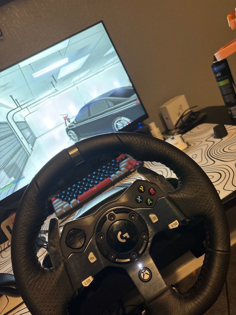 image for Steering wheel gears pedals 