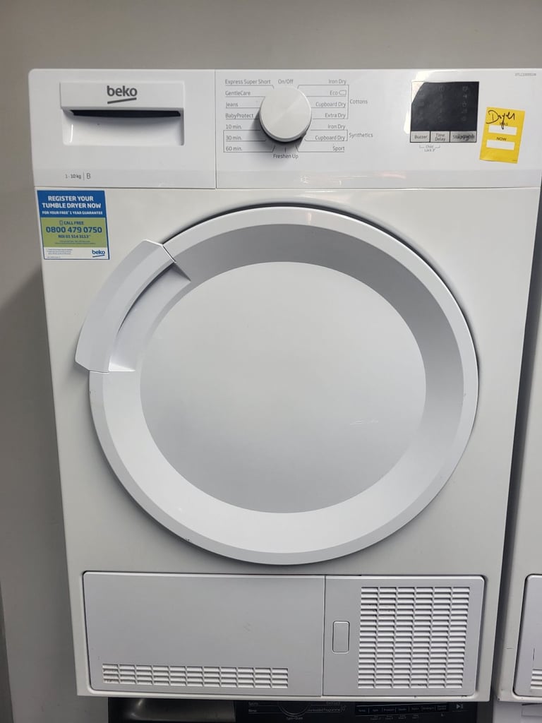 image for BEKO DTBC10001W 10 kg Condenser Tumble Dryer - White