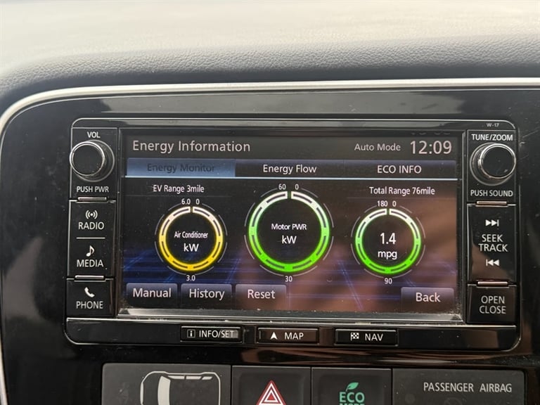 2018 Mitsubishi Outlander 2.0h 12kWh 4h SUV 5dr Petrol Plug-in Hybrid CVT 4WD Euro 6 (s/s) (200 p...