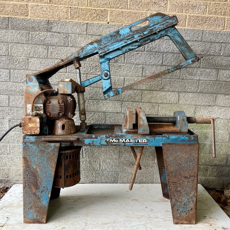 McMaster metal cutting power hacksaw