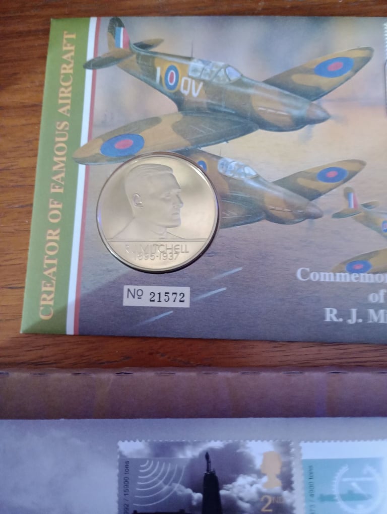Royal mint specials celebrating hundred years of royal submarines x 2