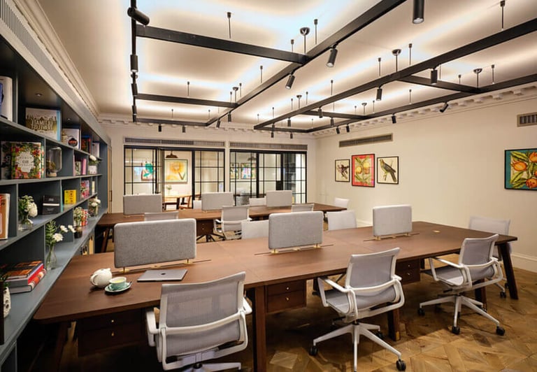 2 and 60 Person Private Office Suites to rent in *Knightsbridge*, SW1 Modern Style Building