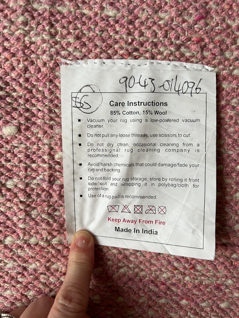 Rug pink 