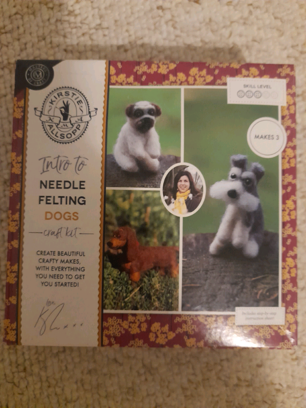 image for NEW in box Felting kit. Dogs