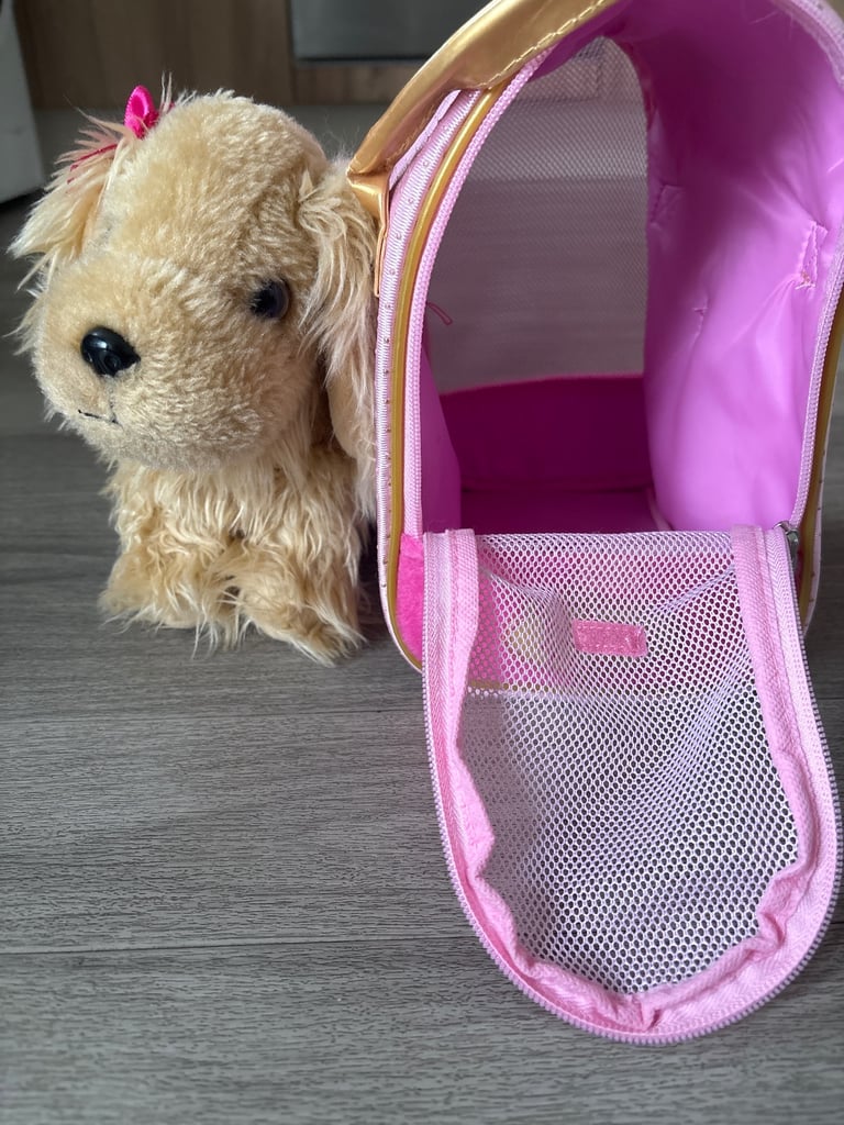 Children’s Pucci Pups pink toy carrier bag