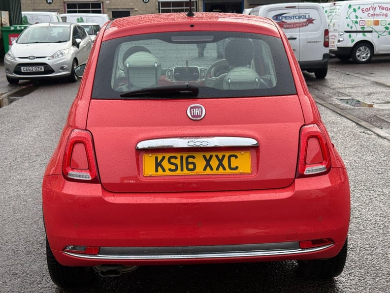 2016 Fiat 500 1.2 Lounge Euro 6 (s/s) 3dr HATCHBACK Petrol Manual